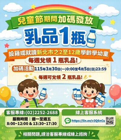 114-兒童鮮乳加碼