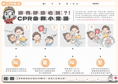 消防局及教育局合作辦理「114年新北市立國民小學防災教育暑假作業」圖片