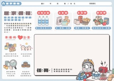 消防局及教育局合作辦理「114年新北市立國民小學防災教育暑假作業」圖片